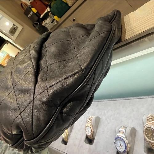 Chanel Distressed Calfskin Large Coco Pleats Hobo (2012) - 10