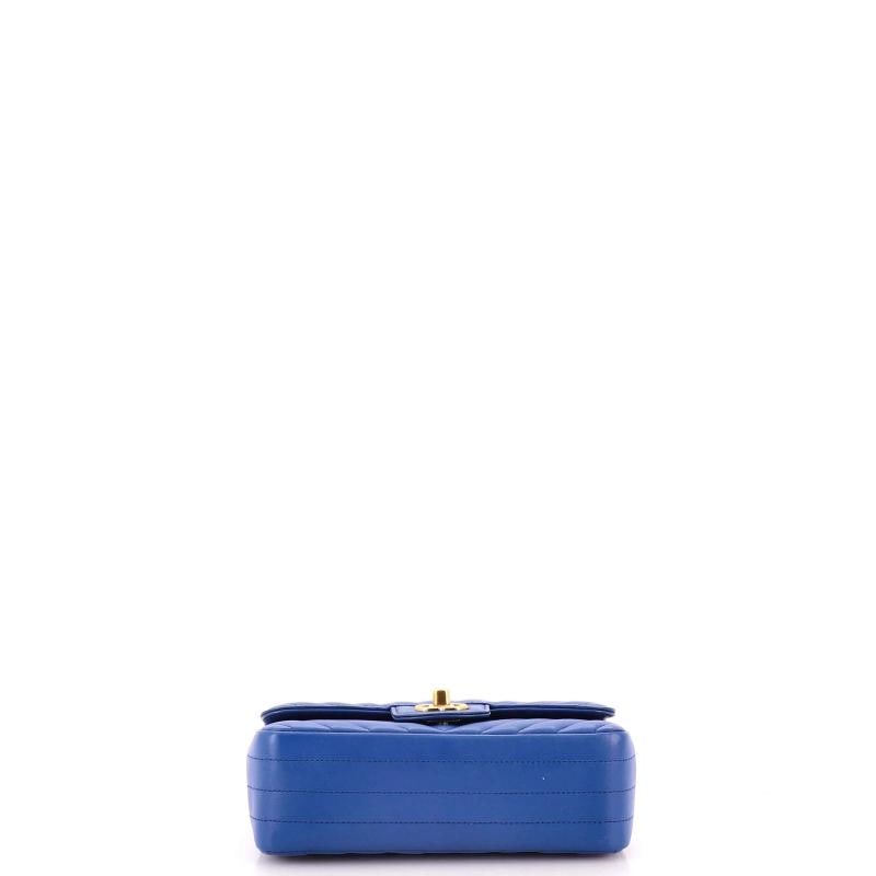 Chanel Classic Single Flap Bag Chevron Lambskin Mini - 4