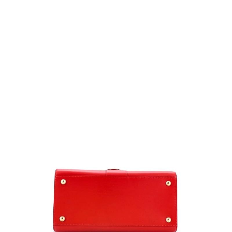 Delvaux Brillant Top Handle Bag Leather MM - 4