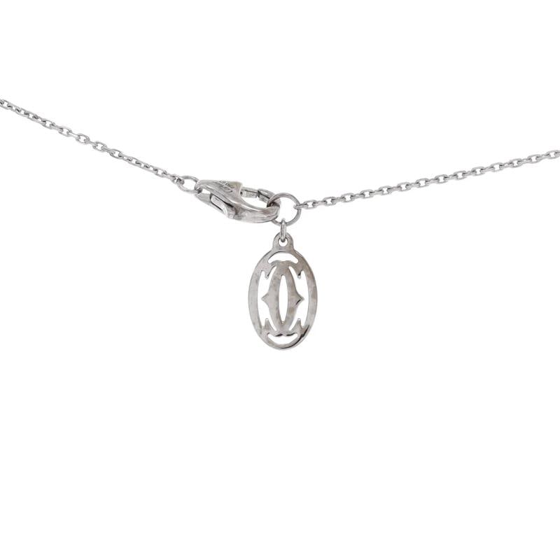 Cartier Heart Pendant Necklace 18K White Gold and Pave Diamonds Medium - 3