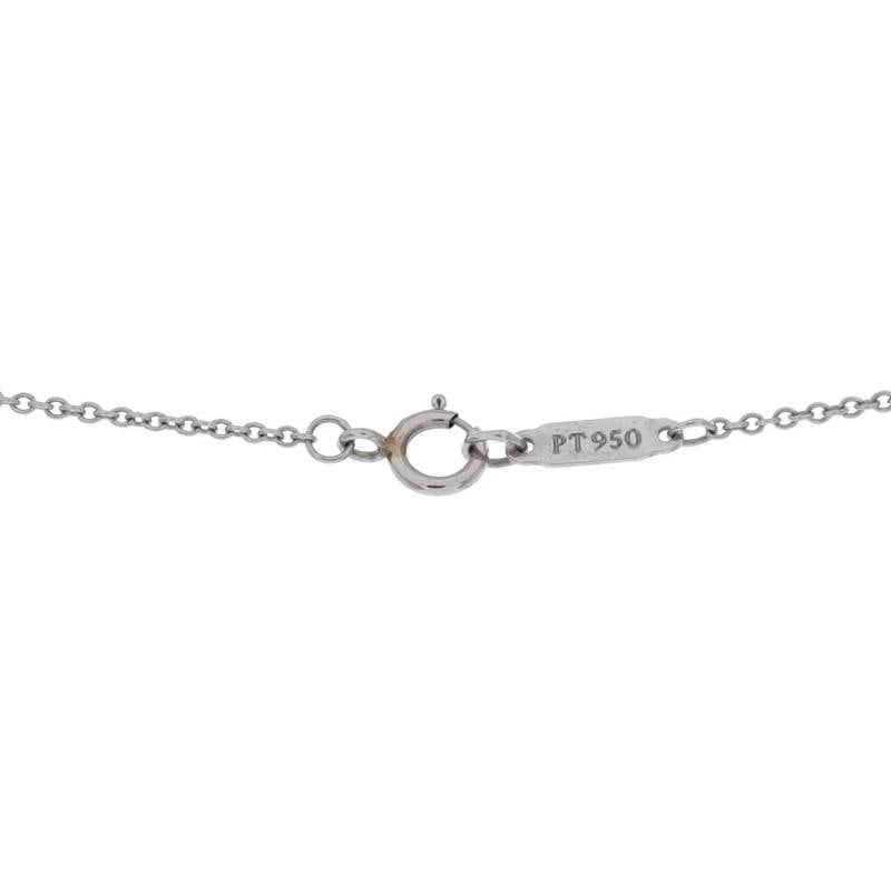 Tiffany & Co. Open Paper Flower Pendant Necklace Platinum and Diamonds Small - 4
