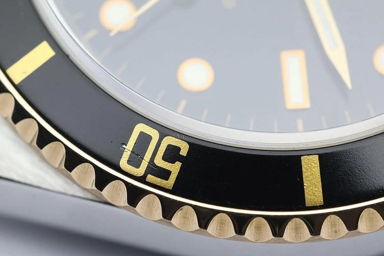 ROLEX SUBMARINER DATE 16613LN 40MM 18K YELLOW GOLD STEEL BLACK WATCH w/ PAPER - 13