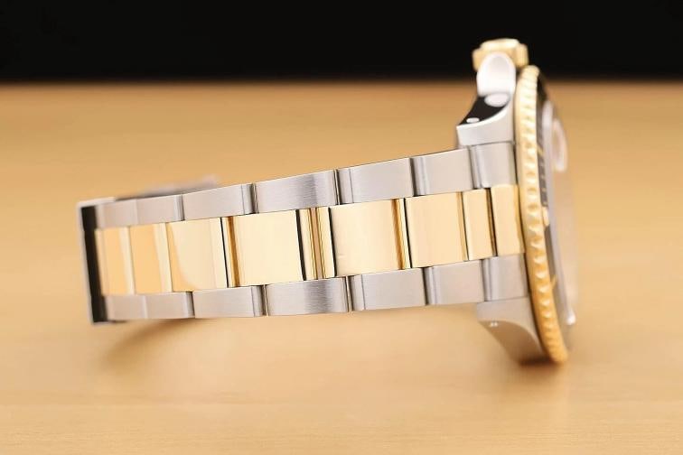 ROLEX SUBMARINER DATE 16613LN 40MM 18K YELLOW GOLD STEEL BLACK WATCH w/ PAPER - 9