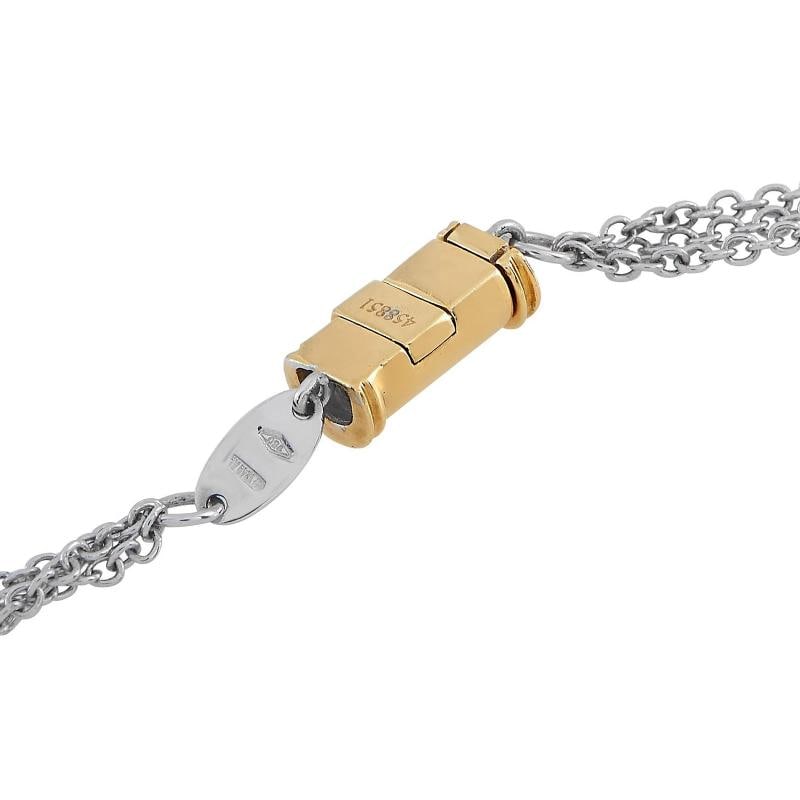 Staurino Fratelli 18K White and Yellow Gold 1.80ct Diamond and Sapphire Necklac - 3