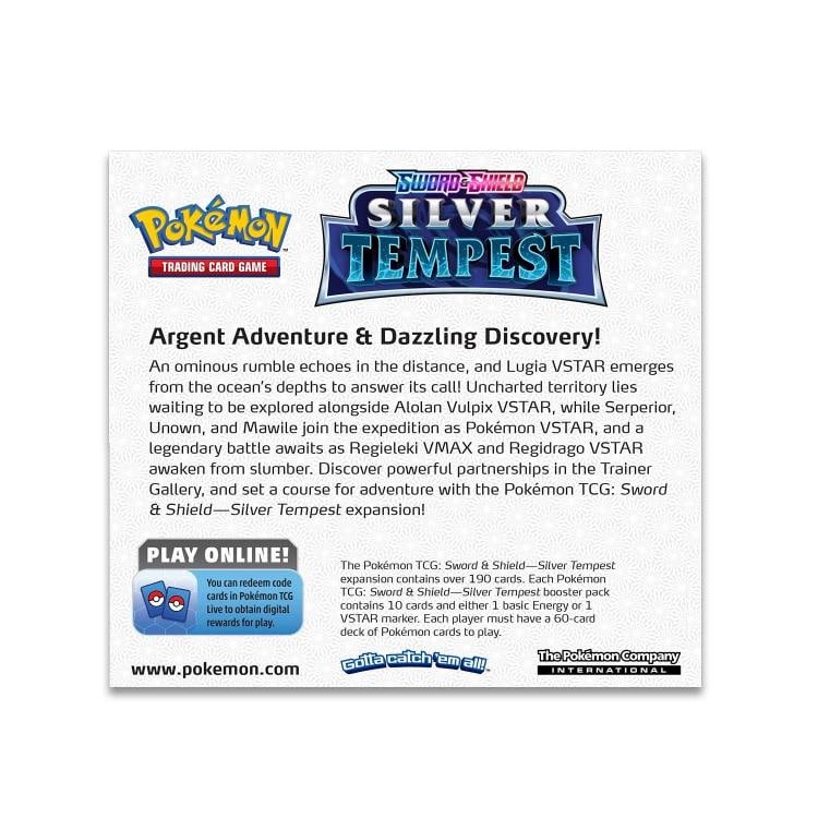Pokemon TCG: Sword & Shield - Silver Tempest Booster Box - 36 Packs - 5