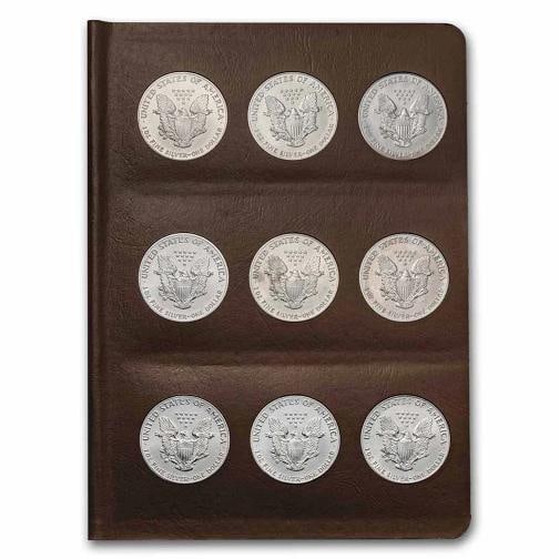 1986-2026 42-Coin American Silver Eagle Set BU (Dansco Album) - 3