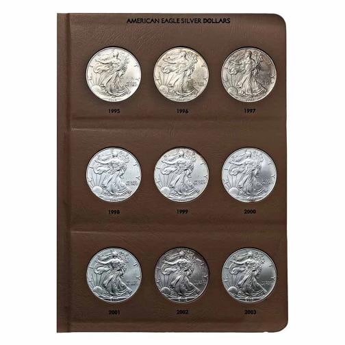 1986-2026 42-Coin American Silver Eagle Set BU (Dansco Album) - 4