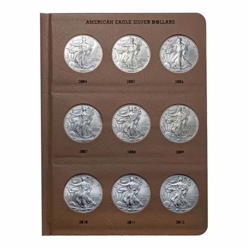 1986-2026 42-Coin American Silver Eagle Set BU (Dansco Album) - 6