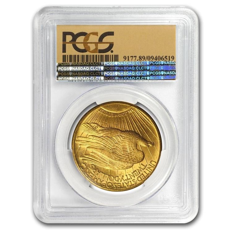$20 St Gaudens Gold Dbl Eagle BU PCGS (Random, Prospector Label) - 2