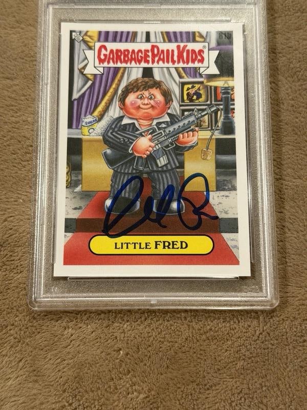 Al Pacino Signed Tony Garbage Pail Topps Trading Card PSA - 2