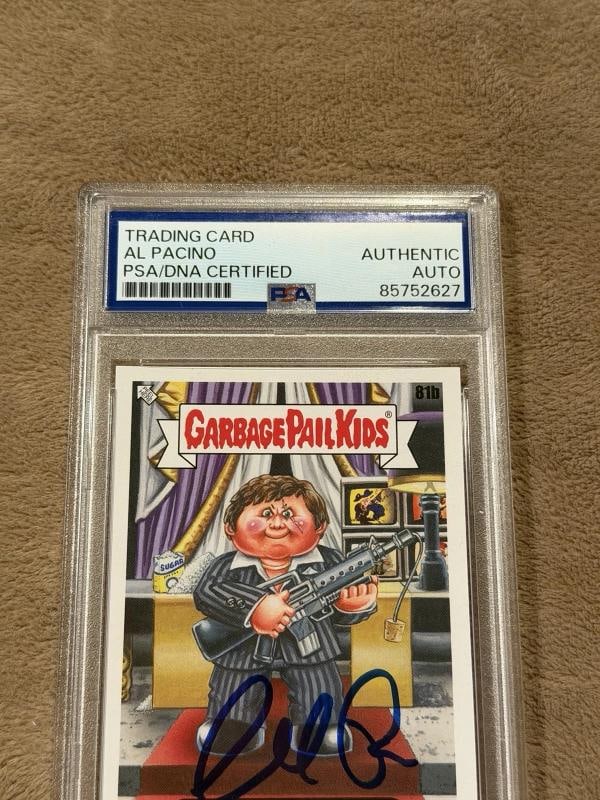 Al Pacino Signed Tony Garbage Pail Topps Trading Card PSA - 3