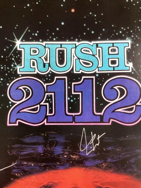 RUSH: Neil Peart, Geddy Lee & Alex Lifeson Signed 17x17 Poster (JSA LOA) - 6
