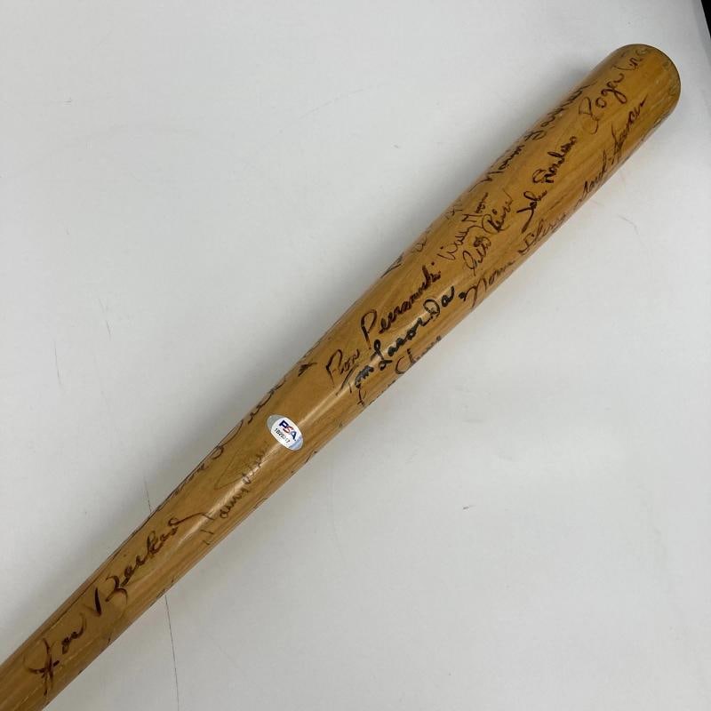 1961 Los Angeles Dodgers Team Signed Gil Hodges Game Bat Sandy Koufax PSA & JSA - 13