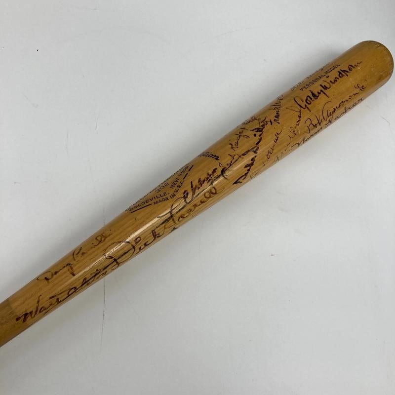 1961 Los Angeles Dodgers Team Signed Gil Hodges Game Bat Sandy Koufax PSA & JSA - 17