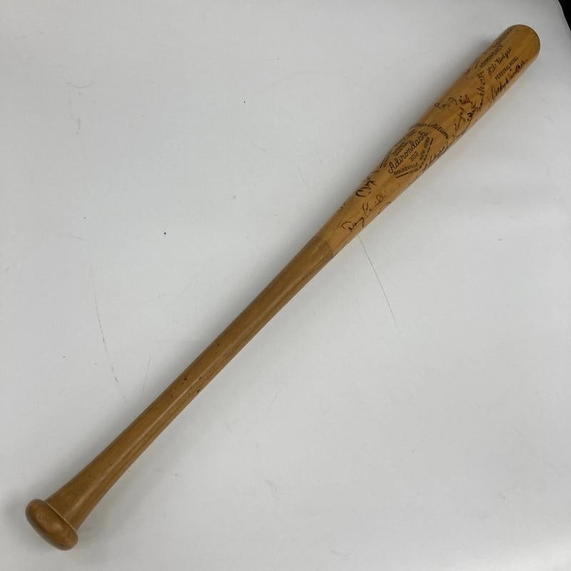 1961 Los Angeles Dodgers Team Signed Gil Hodges Game Bat Sandy Koufax PSA & JSA - 19