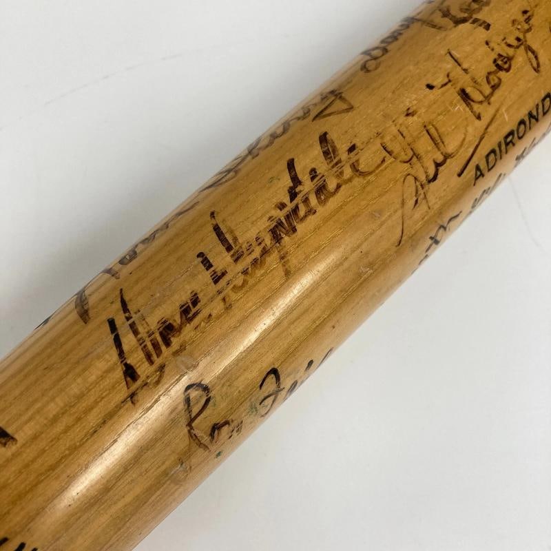 1961 Los Angeles Dodgers Team Signed Gil Hodges Game Bat Sandy Koufax PSA & JSA - 9