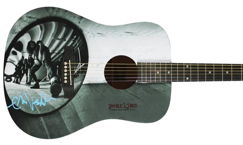 Eddie Vedder Signed Acoustic Guitar Peal Jam (Beckett) (1 of 7)