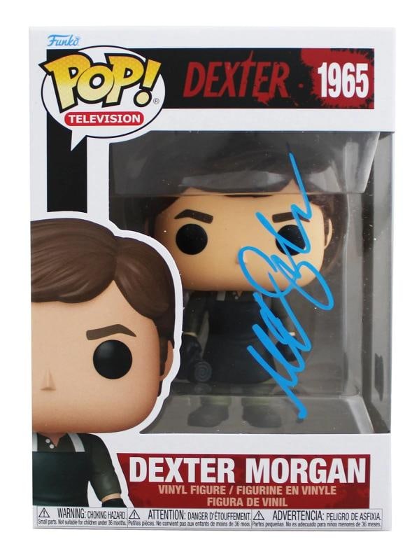 Michael C. Hall Signed Dexter Funko Pop #1965 (Beckett): Industry: Movies,Original/Reproduction: Original,Autograph Authentication: Beckett,PRODUCT_COA: Beckett,PRODUCT_SIGNED_BY_NAME: Michael C. Hall,PRODUCT_SIGNED_BY_BRAND: Dexter,Country of Origin: