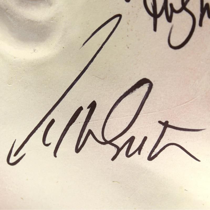 William Shatner & Nick Castle Dual Signed Michael Myers Replica Halloween Mask (JSA) - 5