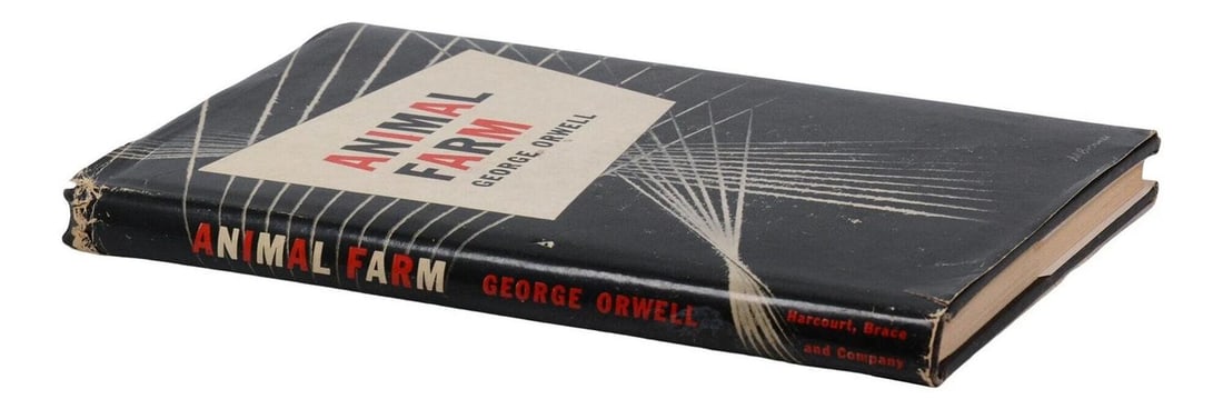 Animal Farm ~ by GEORGE ORWELL ~ First Edition US ~ 1st Printing 1946 - 3