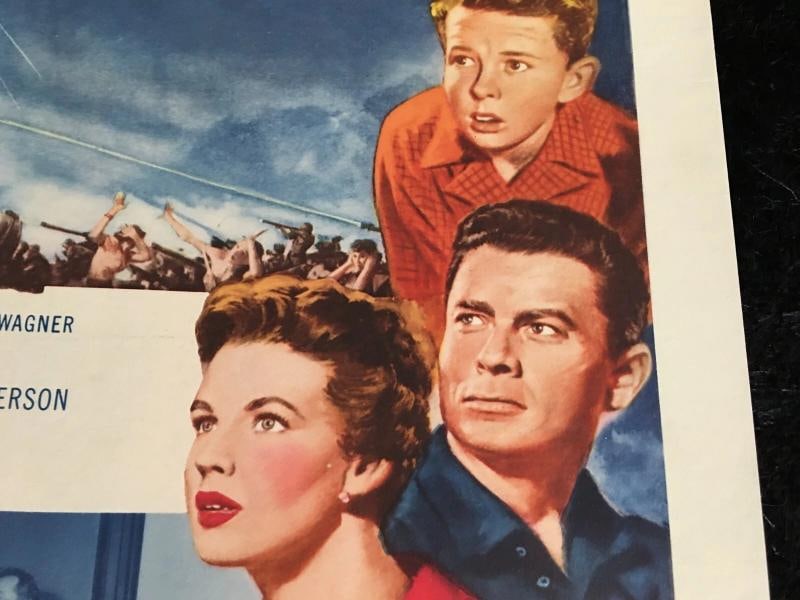 INVADERS FROM MARS Original 1953 1/2 Sht. SIFI Movie Poster ALREADY PAPER BACKED - 4