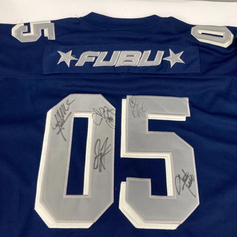 Justin Timberlake NSYNC Band Signed FUBU Jersey 5 Sigs JSA COA - 4