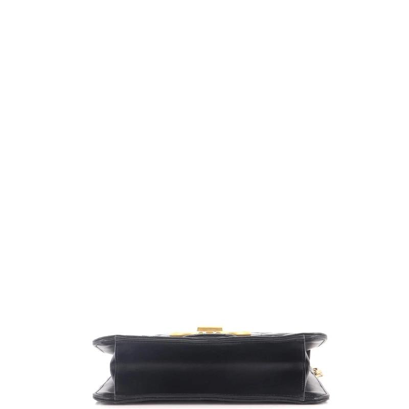 Salvatore Ferragamo Gancini Turnlock Flap Bag Gancini Quilted Leather Medium - 4