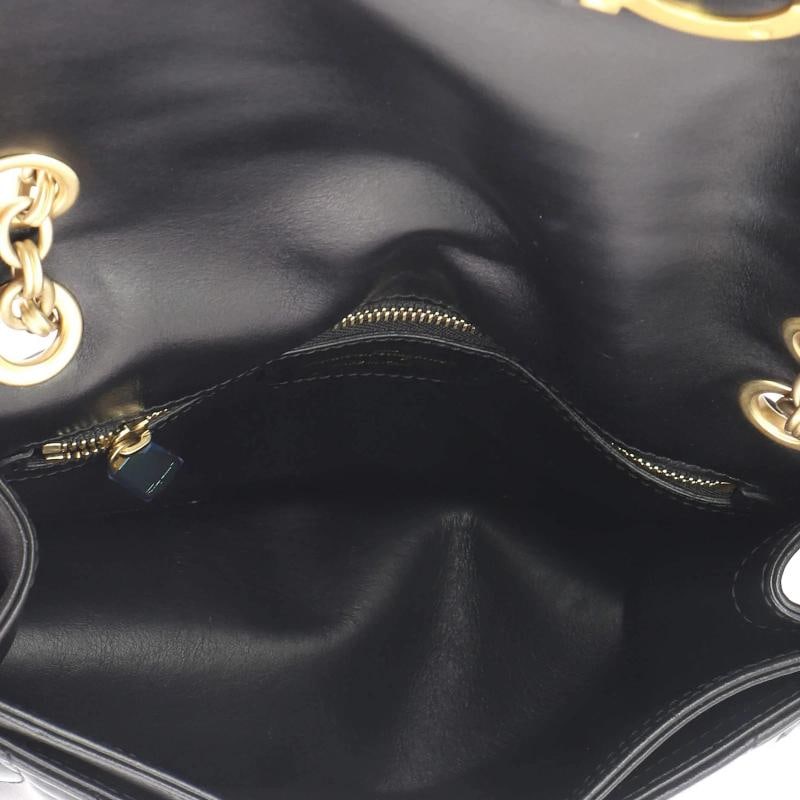 Salvatore Ferragamo Gancini Turnlock Flap Bag Gancini Quilted Leather Medium - 5
