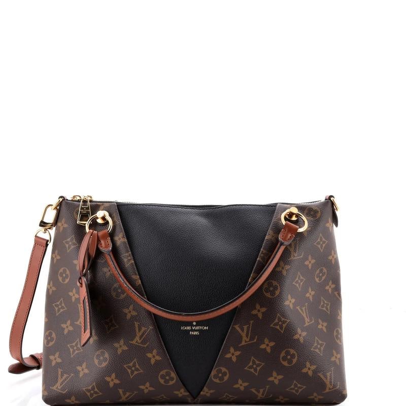 Louis Vuitton V Tote Monogram Canvas and Leather MM (1 of 6)