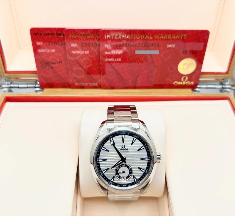 Omega Seamaster Aqua Terra Small Seconds 220.10.41.21.02.004 41mm Box Paper - 2