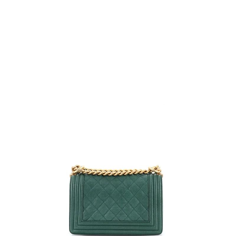 Chanel Boy Flap Bag Quilted Caviar Small - 3