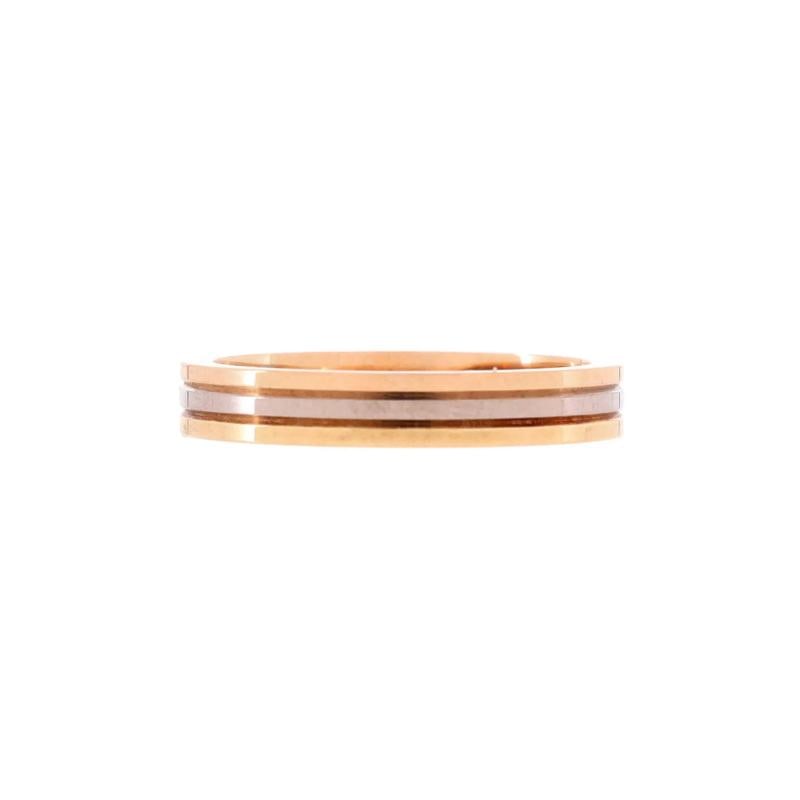 Cartier Vendome Louis Cartier Wedding Band Ring 18K Tricolor Gold 3.5mm - 2