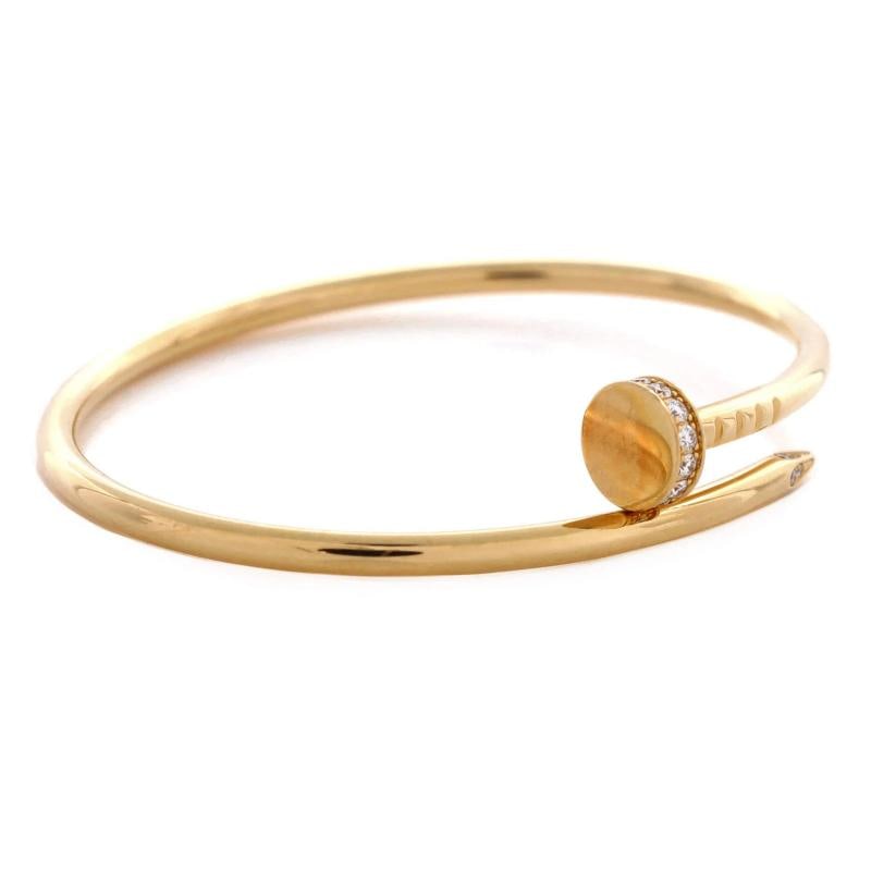 Cartier Juste un Clou Bracelet 18K Yellow Gold with Diamonds Small - 2