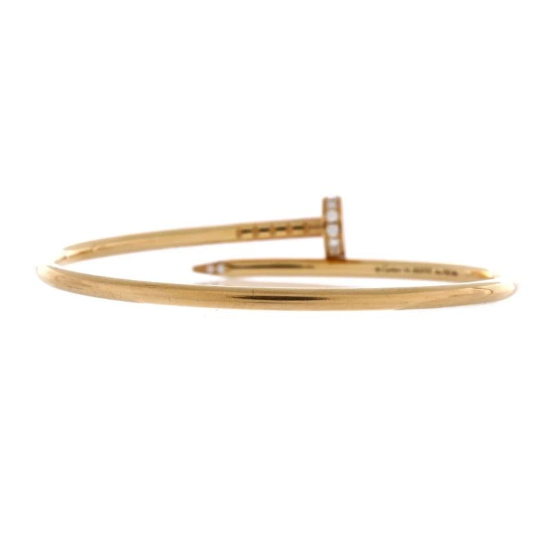 Cartier Juste un Clou Bracelet 18K Yellow Gold with Diamonds Small - 3