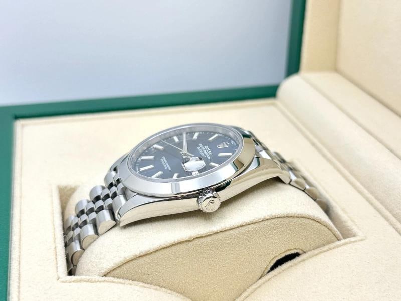 Rolex Datejust 41 126300 41mm Blue Dial Stainless Steel Jubilee Box Paper - 5