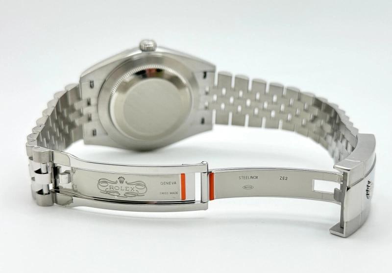 Rolex Datejust 41 126300 41mm Blue Dial Stainless Steel Jubilee Box Paper - 7