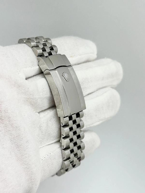 Rolex Datejust 41 126300 41mm Blue Dial Stainless Steel Jubilee Box Paper - 8