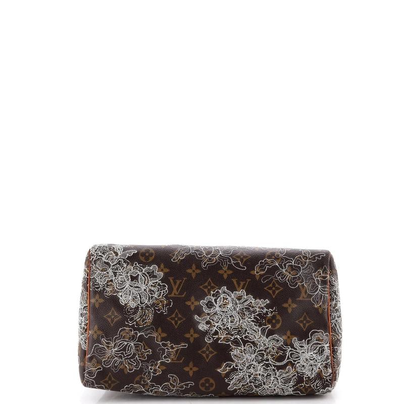 Louis Vuitton Speedy Handbag Limited Edition Monogram Dentelle 30 - 4