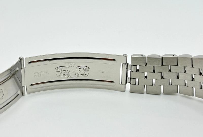 2003 Rolex Datejust 16234 Silver Jubilee Diamond Dial 18k Gold Steel Box Paper - 10