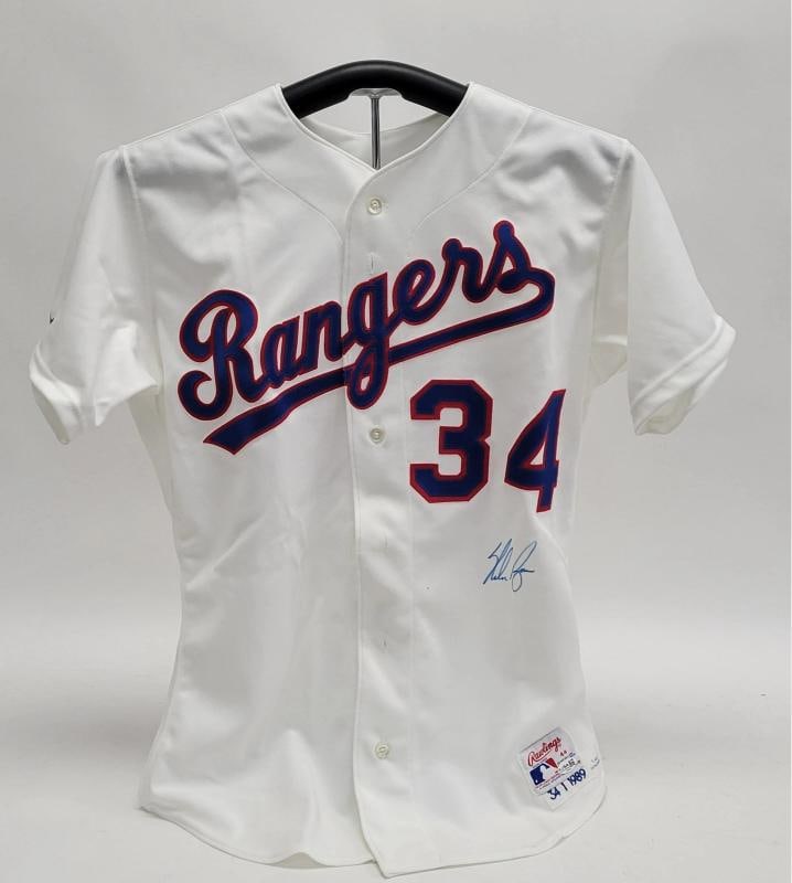 Nolan Ryan Signed 1989 Authentic Game Model Texas Rangers Jersey With JSA COA: Sport: Baseball,Player: Nolan Ryan,Signed: Yes,Original/Reprint: Original,Autograph Authentication: James Spence Authentication (JSA),Product: Jersey,Team: Texas Rangers,Country of Origin: United