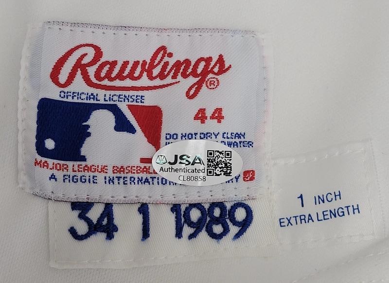 Nolan Ryan Signed 1989 Authentic Game Model Texas Rangers Jersey With JSA COA - 4