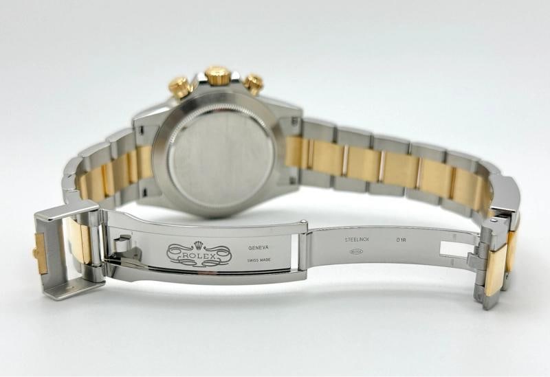 Rolex Daytona Cosmograph 116503 40mm Black Diamond Dial 18k Yellow Gold Steel - 6