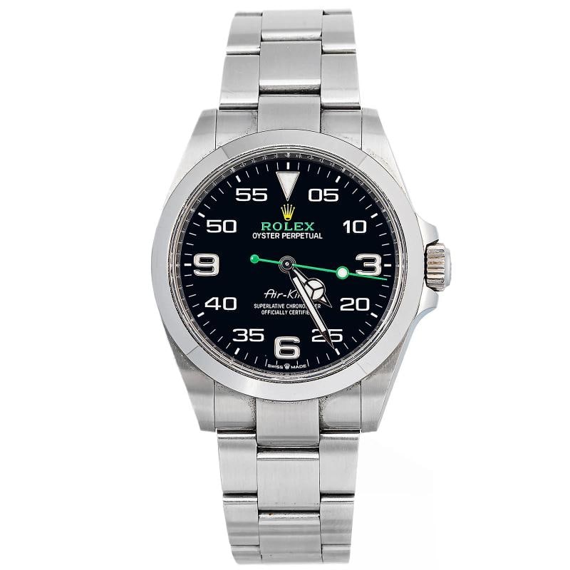 Rolex Air King 126900 2022 Card Oyster Steel Black Roman Auto 40mm: Condition: Pre-owned - Excellent: This item has been previously worn; however, it is in excellent condition. ... Read moreabout the conditionPre-owned - Excellent: This item has been previously worn;