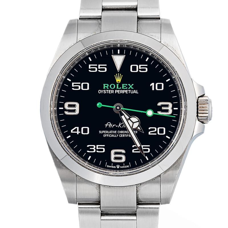 Rolex Air King 126900 2022 Card Oyster Steel Black Roman Auto 40mm - 2