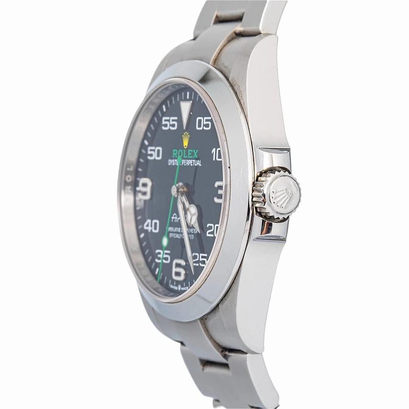 Rolex Air King 126900 2022 Card Oyster Steel Black Roman Auto 40mm - 3