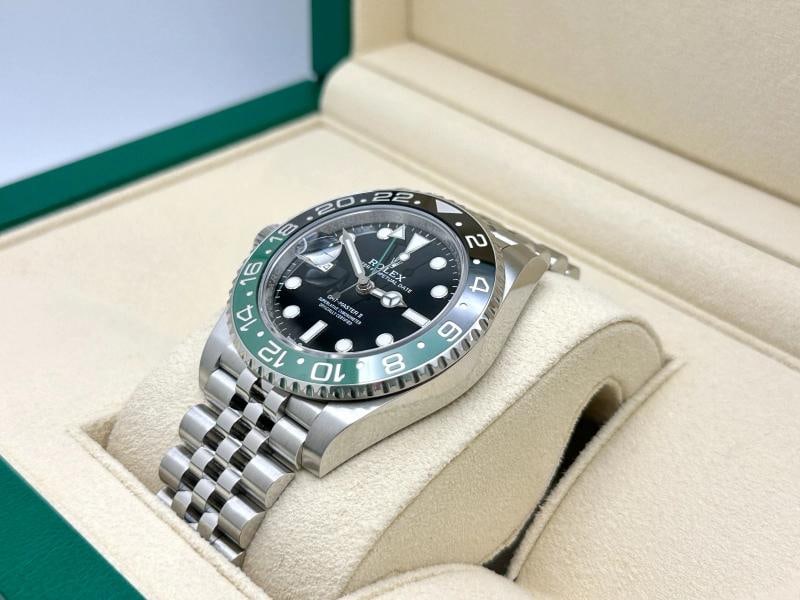 Rolex GMT Master II Sprite Jubilee 126720VTNR 40mm Green Black Steel Box Papers - 6