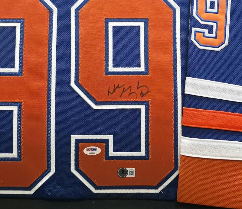 Wayne Gretzky Signed Framed Jersey Edmonton Oilers Beckett #AE16693 - 3
