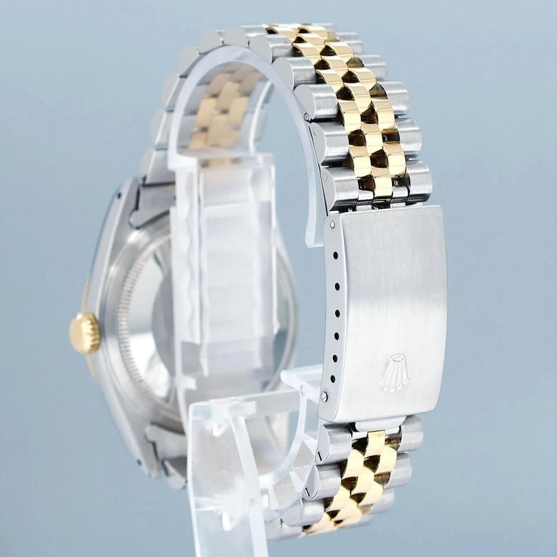 MINT Rolex DateJust 16233 Two Tone Gold Jubilee Original Champagne Diamond Watch - 5