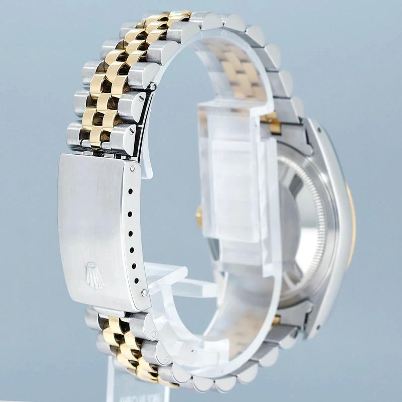 MINT Rolex DateJust 16233 Two Tone Gold Jubilee Original Champagne Diamond Watch - 6