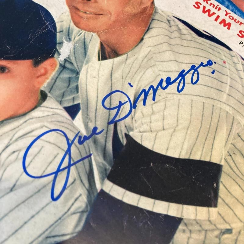 Joe Dimaggio Signed 1949 Look Magazine JSA Graded 10 GEM MINT Auto - 4